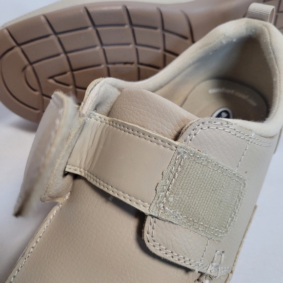 NIB Dr. Scholls Men's Casual Stroll Bone Color Shoes size 11 Wide Leather w/Box - Picture 6 of 10